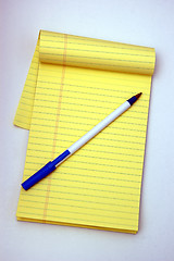 Image showing Notepad and a Pen