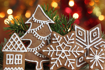 Image showing Gingerbread cookies