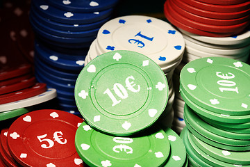 Image showing Casino chips