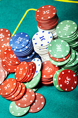 Image showing Casino chips