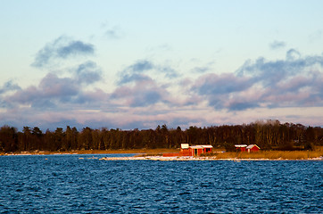 Image showing Fishermen´s cabins