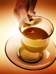 Image showing Cup with coffee