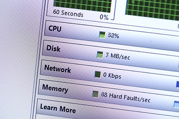 Image showing Graphic on a computer