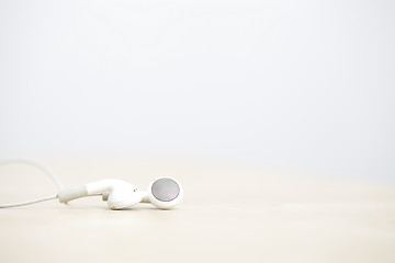 Image showing Modern earphones