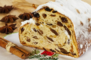 Image showing christmas stollen