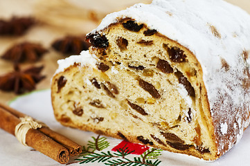 Image showing christmas stollen