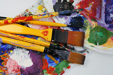 Image showing Art palette