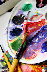 Image showing Art palette