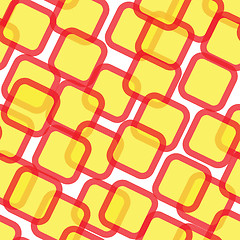 Image showing Abstract seamless pattern with squares