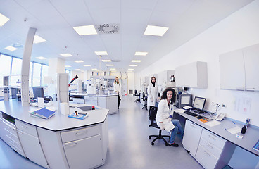 Image showing scientists working at the laboratory