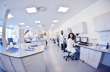 Image showing scientists working at the laboratory