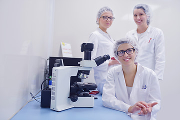 Image showing scientists working at the laboratory