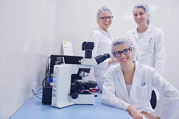 Image showing scientists working at the laboratory