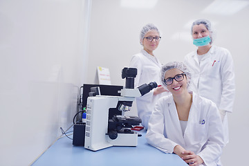 Image showing scientists working at the laboratory