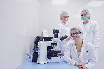 Image showing scientists working at the laboratory