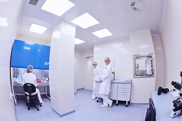 Image showing scientists working at the laboratory