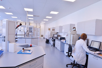 Image showing scientists working at the laboratory