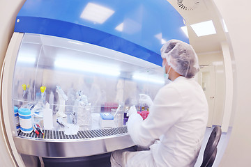 Image showing scientists working at the laboratory