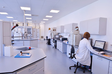 Image showing scientists working at the laboratory