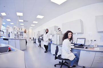 Image showing scientists working at the laboratory