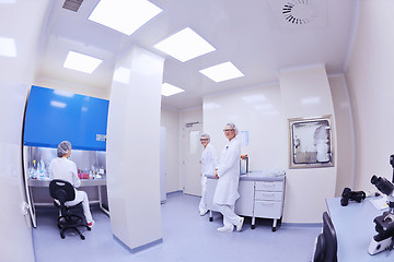 Image showing scientists working at the laboratory