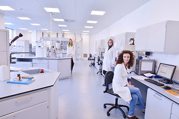 Image showing scientists working at the laboratory