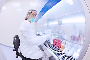 Image showing scientists working at the laboratory