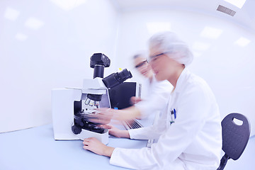 Image showing scientists working at the laboratory