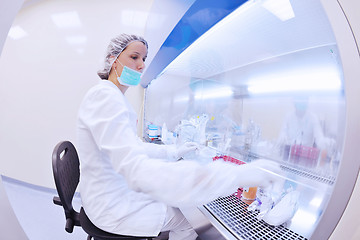 Image showing scientists working at the laboratory