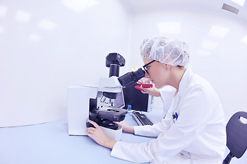 Image showing scientists working at the laboratory