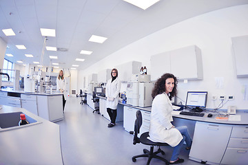 Image showing scientists working at the laboratory