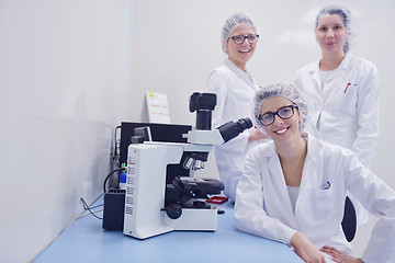 Image showing scientists working at the laboratory