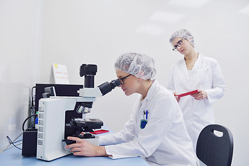 Image showing scientists working at the laboratory