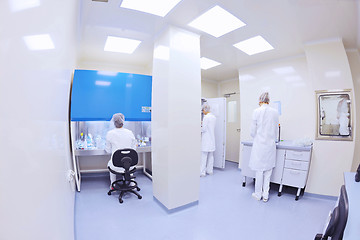 Image showing scientists working at the laboratory