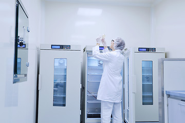 Image showing scientists working at the laboratory