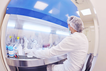 Image showing scientists working at the laboratory