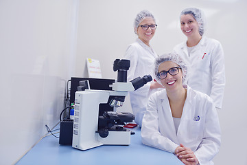 Image showing scientists working at the laboratory