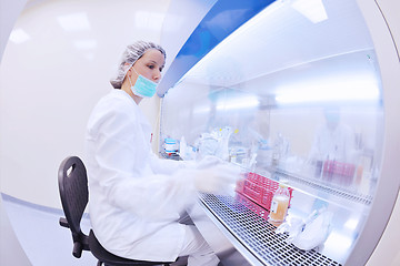 Image showing scientists working at the laboratory