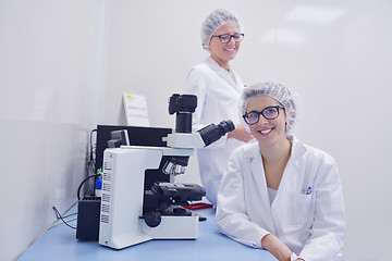 Image showing scientists working at the laboratory