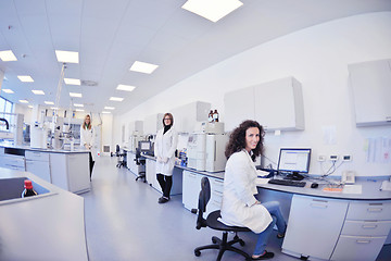 Image showing scientists working at the laboratory