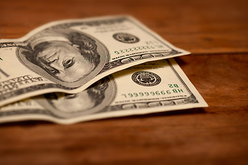 Image showing Dollars close up