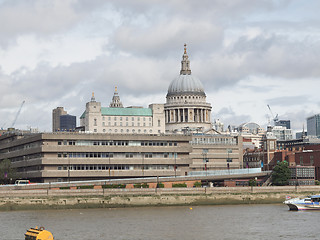 Image showing St Paul Cathedral London