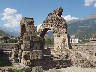 Image showing Roman Theatre Aosta