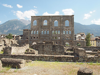 Image showing Roman Theatre Aosta