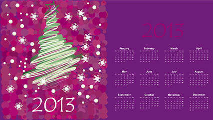 Image showing calendar to a new 2012 year