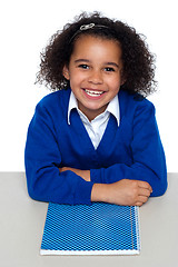 Image showing Cheerful African American student