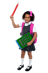Image showing I am ready for school, are you?