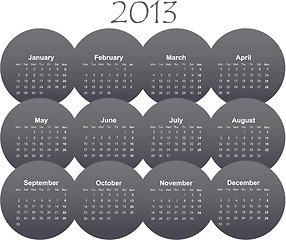 Image showing calendar to a new 2012 year