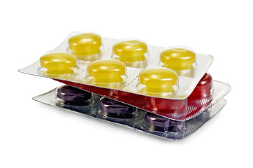 Image showing Lozenges cough stack