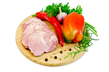 Image showing Delicacy pork with pepper